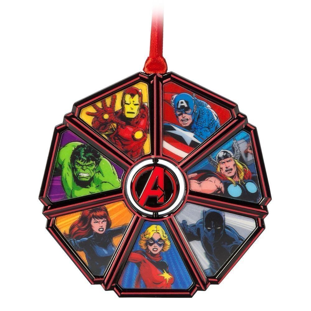 NEW HOLIDAY SALE Avengers 60th Anniversary Sketchbook Ornament Disney Decor